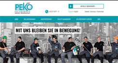 Desktop Screenshot of pekogmbh.de